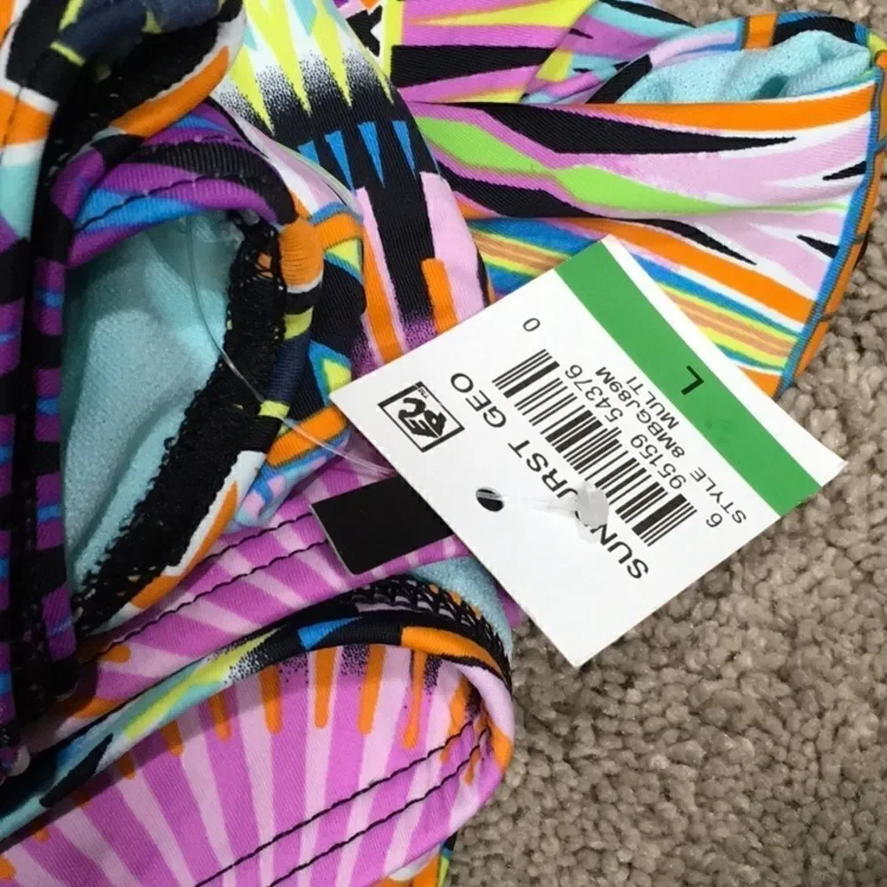 New. BAR III Sunburst Geo bikini. NWT - Picture 5 of 7